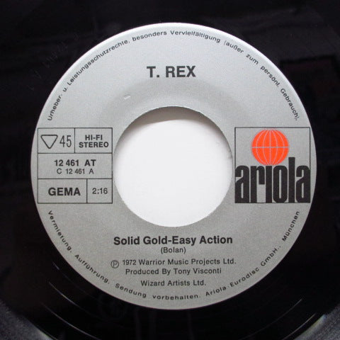 T.REX (Ｔ・レックス)  - Solid Gold Easy Action (GERMAN Orig.7"+PS)