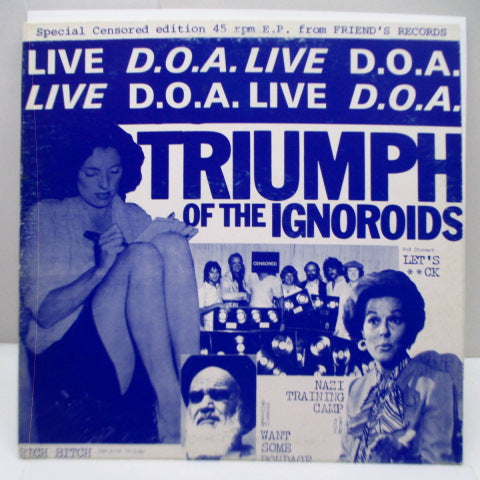 D.O.A. - Triumph Of The Ignoroids (Canada Re 12")