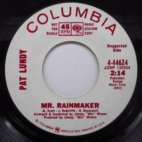 PAT LUNDY (パット・ランディ)  - Mr.Rainmaker (Promo)