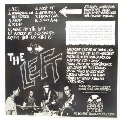 LEFT, THE - It's The World! (US '85 Reissue MLP/Aliens CVR)