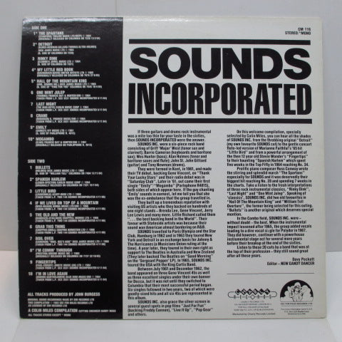 SOUNDS INCORPORATED - Sounds Incorporated (UK Orig.Comp.LP/Blue & White Lbl.)