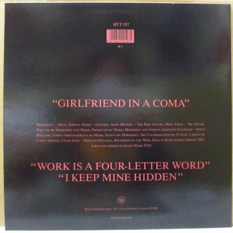 SMITHS, THE (ザ・スミス)  - Girlfriend In A Coma +2 (UK オリジナル 12"+インナー/グリーンジャケ)