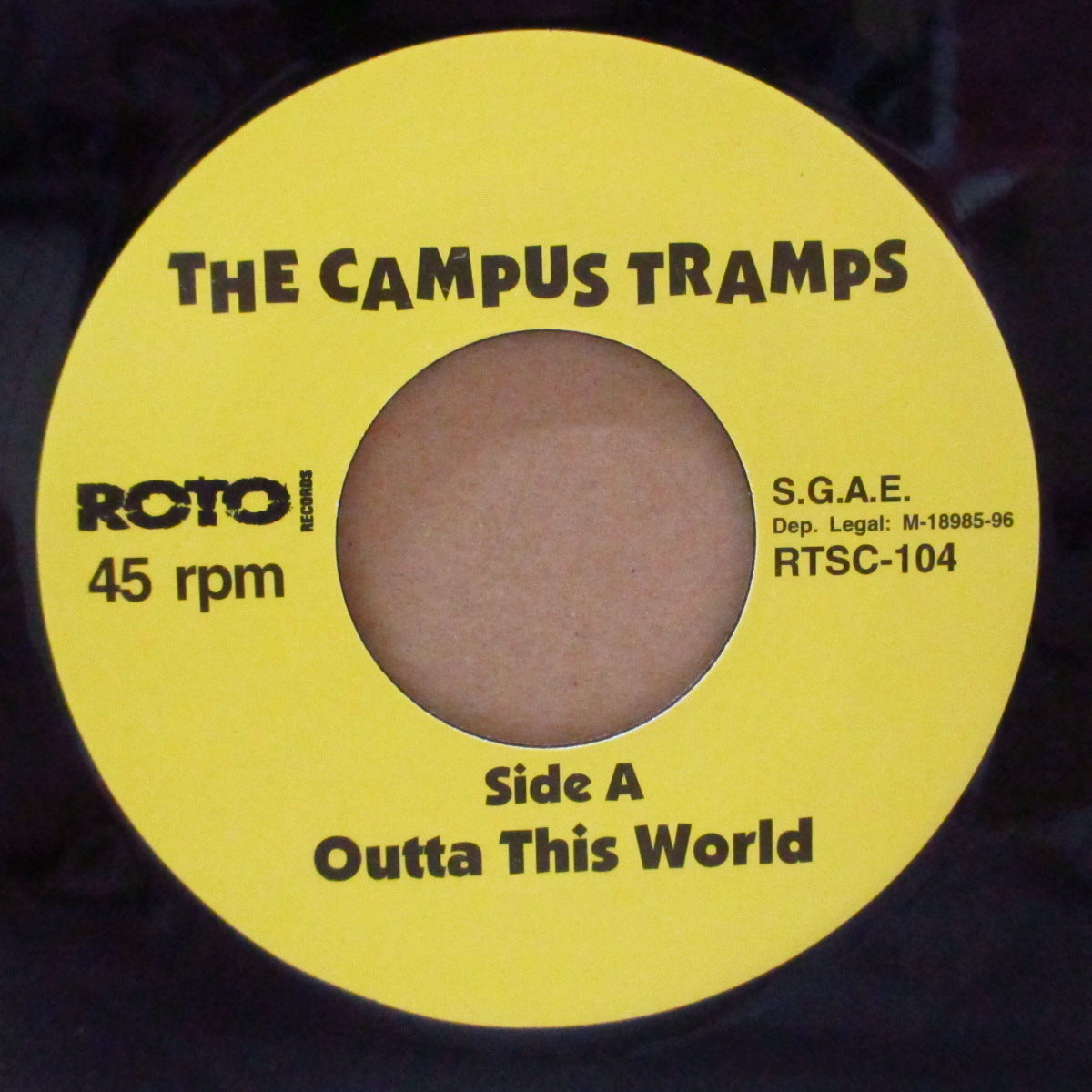 CAMPUS TRAMPS, THE (キャンパス・トランプス)  - Outta This World (Spain Orig.7")