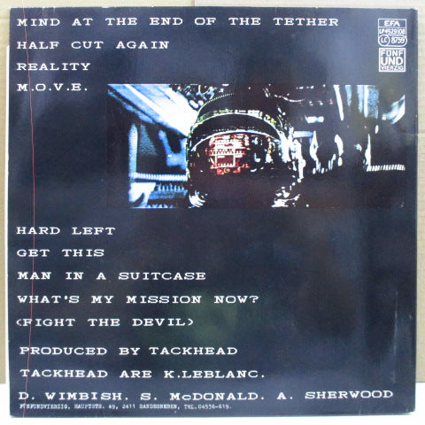 Gary Clail's TACKHEAD SOUND SYSTEM (ゲイリー・クライル / タックヘッド) - Tackhead Tape Time (German オリジナル LP/GS)