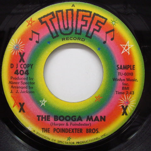 POINDEXTER BROS. - Ride, Ride, Ride / The Booga Man