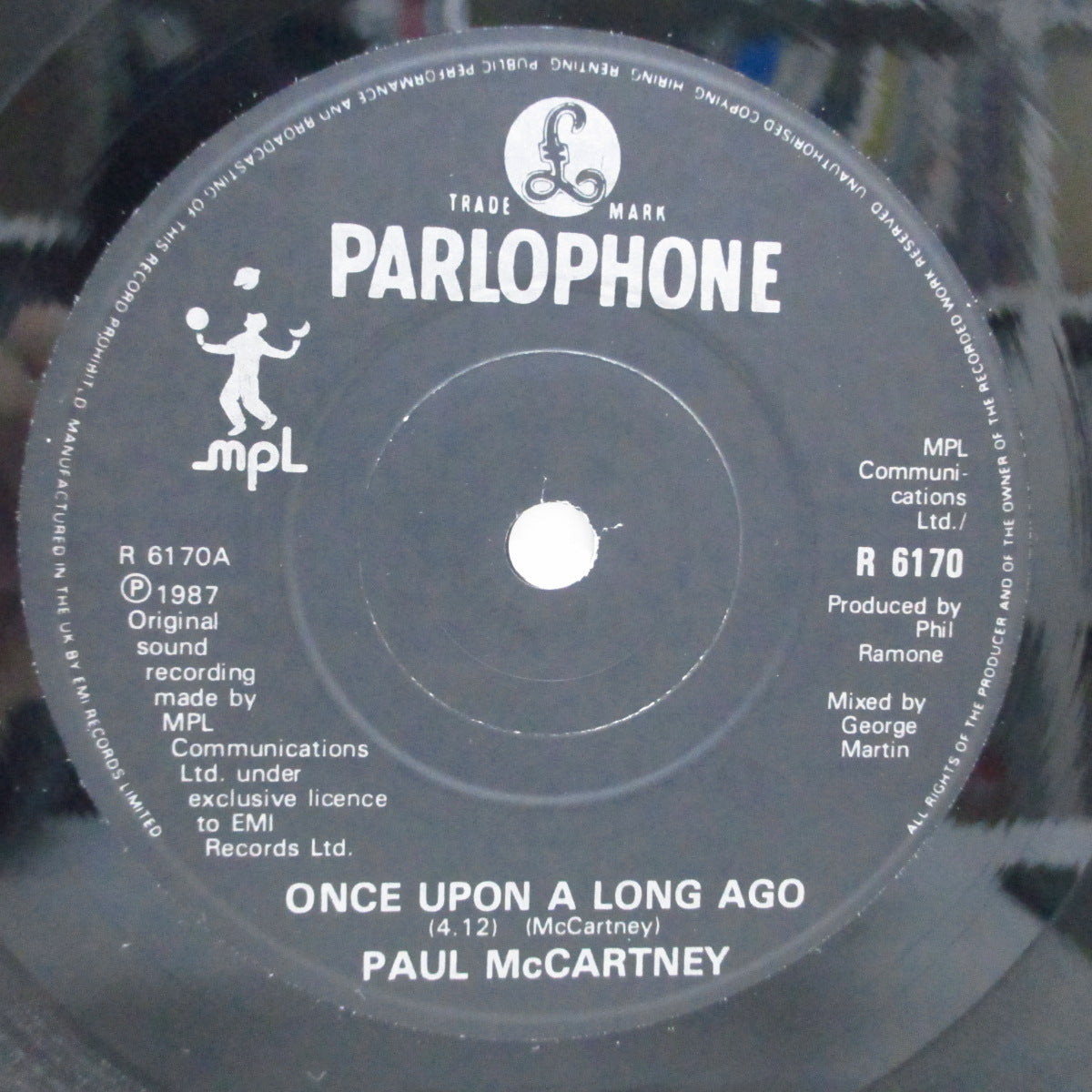 PAUL McCARTNEY (ポール・マッカートニー)  - Once Upon A Long Ago (UK オリジナル 7"+Glossy PS)