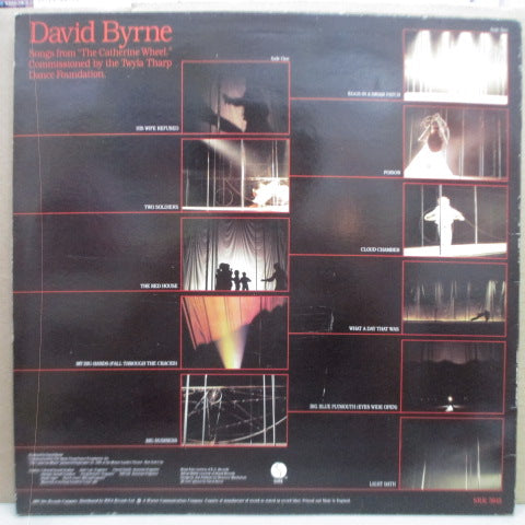 DAVID BYRNE  - Songs From "The Catherine Wheel" (UK Orig.LP)