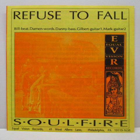 REFUSE TO FALL - Soulfire (US Ltd.Orange Vinyl 7")