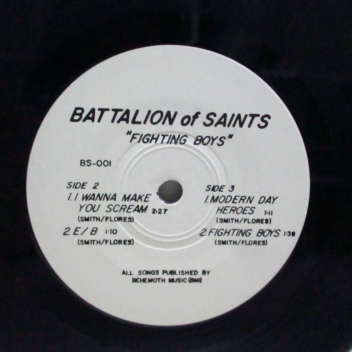 BATTALION OF SAINTS (バタリアン・オブ・セインツ)  - Fighting Boys (US Unofficial 7")