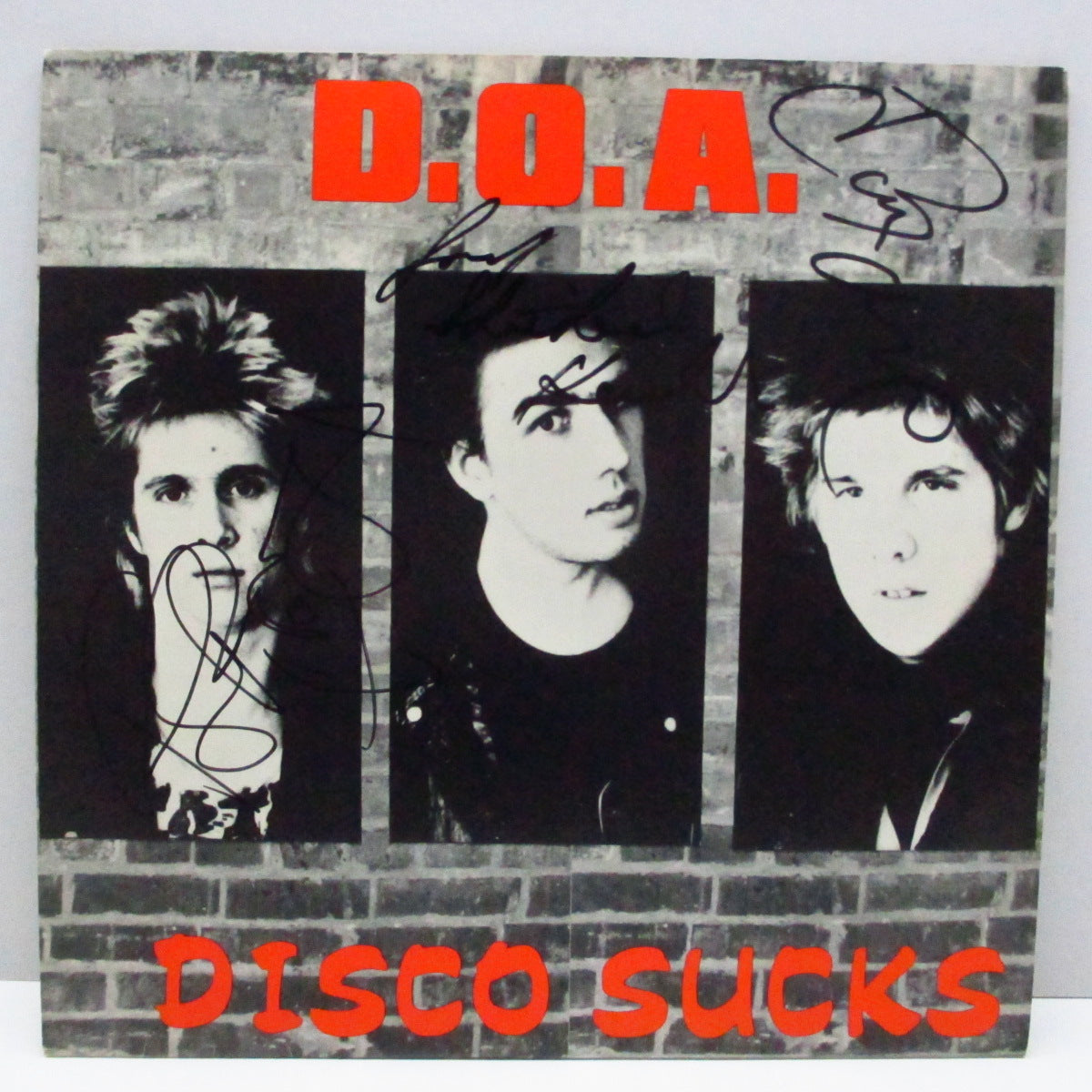 D.O.A. - Disco Sucks (Canada '79 Reissue 7"+Autographed PS)