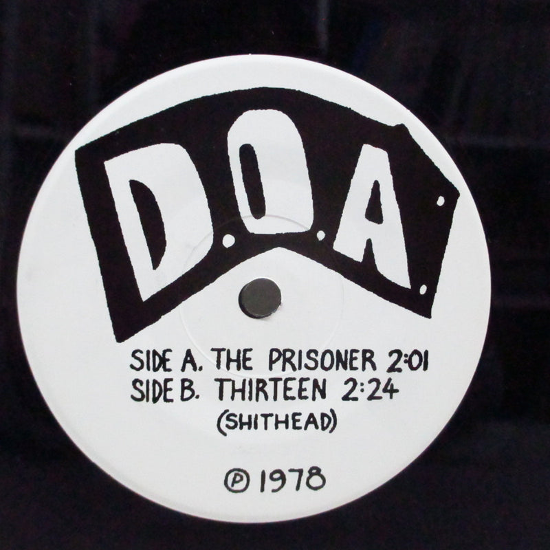 D.O.A. - The Prisoner (Canada '93 Reissue 7"/ Wrong 7)