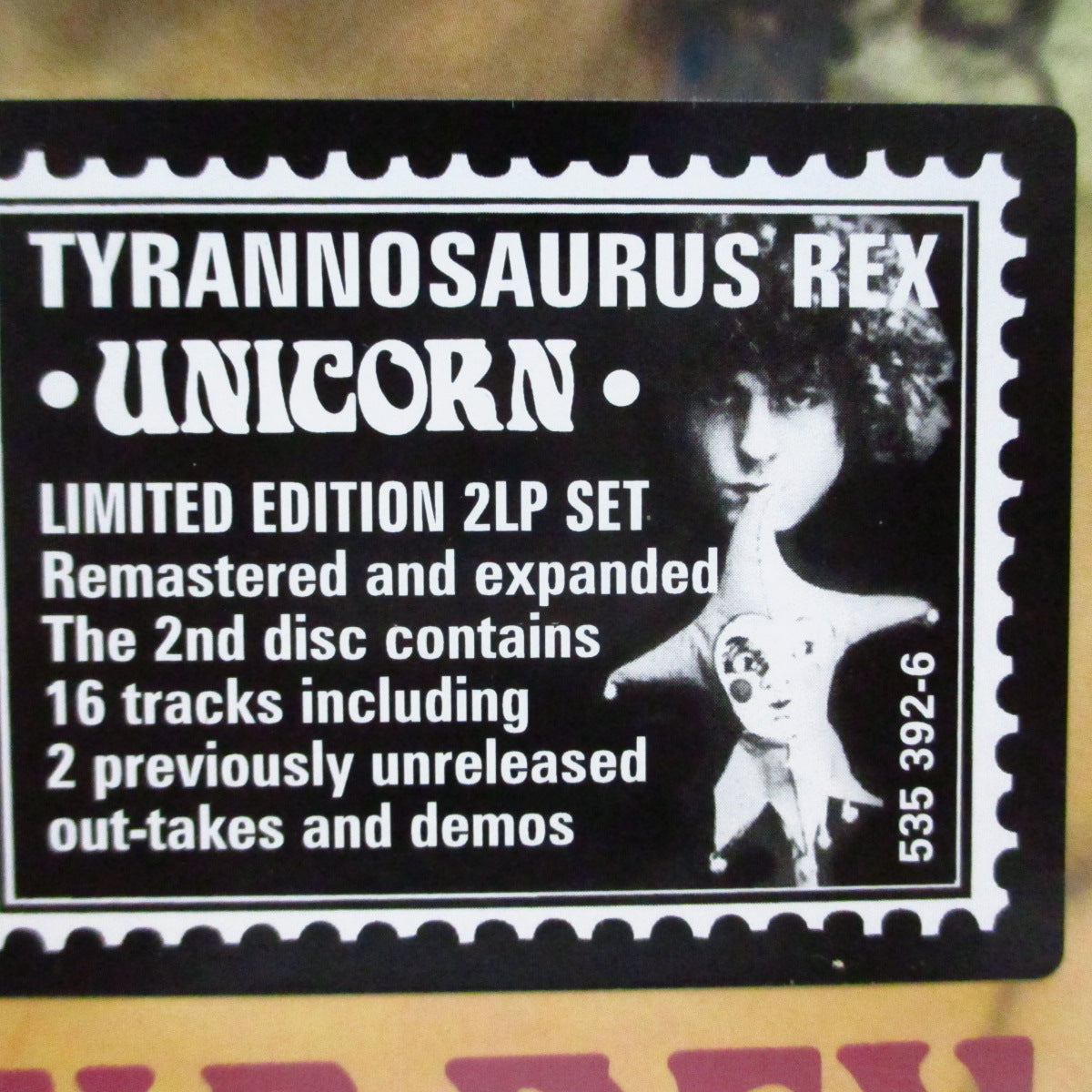 TYRANNOSAURUS REX (ティラノザウルス・レックス)  - Unicorn (UK-EU '15 Ltd.Re 2x180g Mono LP+Inner/Stickered GS-New)