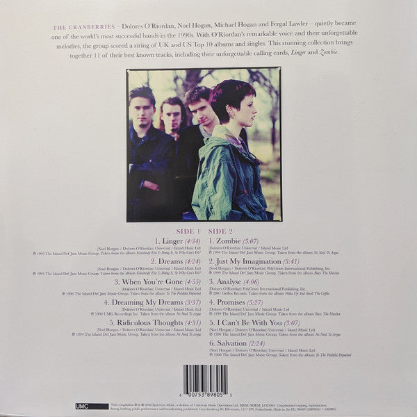 CRANBERRIES, THE (ザ・クランベリーズ)  - Dreams: The Collection (EU 限定復刻再発 LP/NEW)