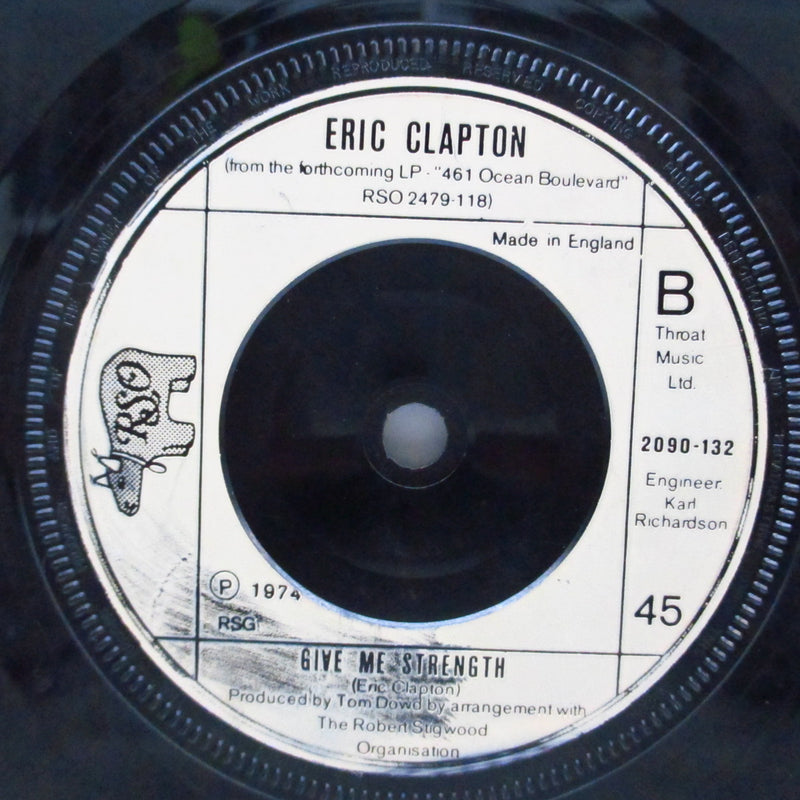 ERIC CLAPTON (エリック・クラプトン)  - I Shot The Sheriff (UK '74 オリジナル「フラットセンター」7" /2090-132)