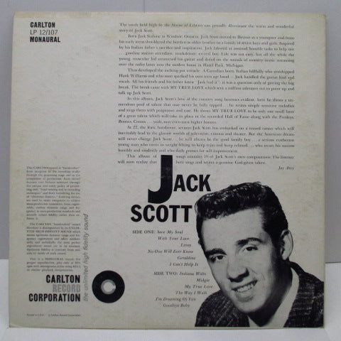 JACK SCOTT - Jack Scott (US Orig.Mono LP)