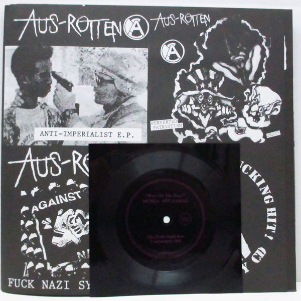 AUS-ROTTEN - Not One Single Fucking Hit Discography (US オリジナル CD+6"FLEXI、ニュースペーパー、ポスター)