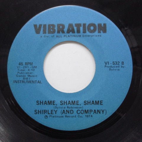 Sheary and copy - shame, shame, shame (US Orig)