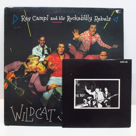 RAY CAMPI & HIS ROCKABILY REBELS - Wildcat Shakeout (UK Orig.LP+Bonus 7")