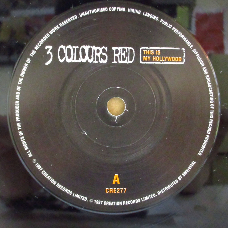 3 COLOURS RED (3カラーズ・レッド)  - This Is My Hollywood (UK Limited Reissue 7"/Numbered PS)