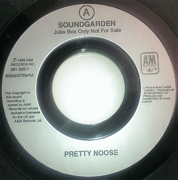 SOUNDGARDEN (サウンドガーデン)  - Pretty Noose (EU Limited Jukebox 7"/廃盤 NEW)
