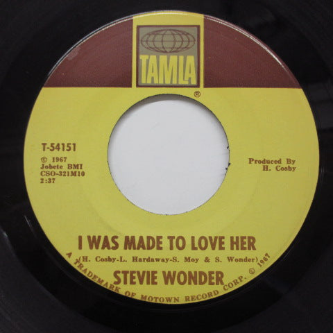 STEVIE WONDER - I Was Made To Love Her (Orig)