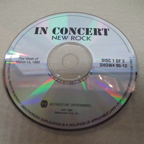 HOLE (ホール)  - In Concert New Rock (US プロモ CD)