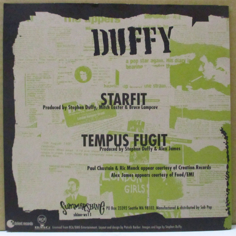 STEPHEN DUFFY (スティーヴン・ダフィー)  - Starfit (OZ Orig.7")