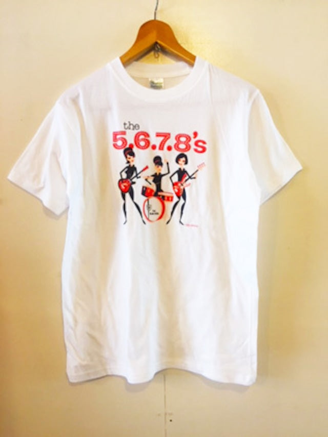 5.6.7.8’S (ザ・ファイブ・シックス・セブン・エイツ)  - T-shirt SHAG-White [Lのみ] (New)