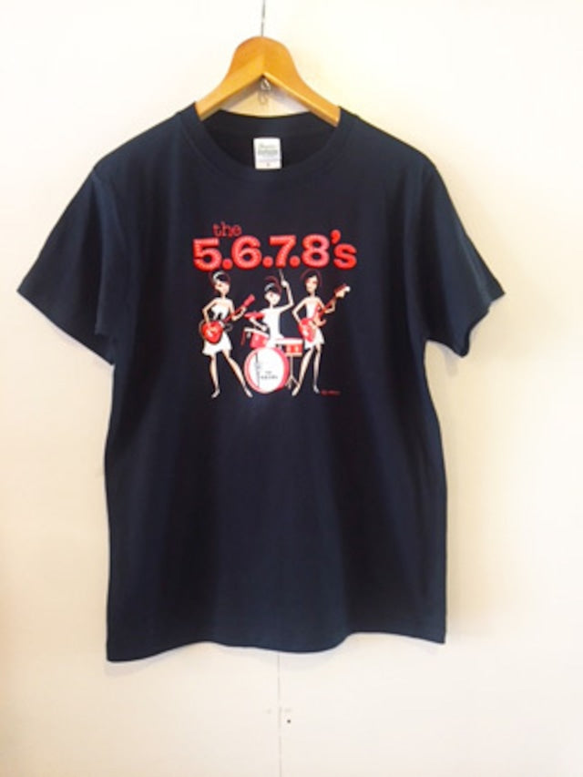 5.6.7.8’S (ザ・ファイブ・シックス・セブン・エイツ)  - T-shirt SHAG-Black [Sのみ] (New)