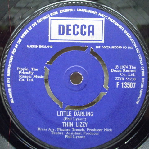 THIN LIZZY (シン・リジィ) - Little Darling / Buffalo Gal (UK Orig.7"+CS)