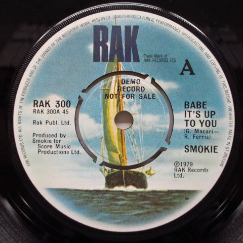 SMOKIE - Babe It's Up To You (UK Promo 7"+PS)