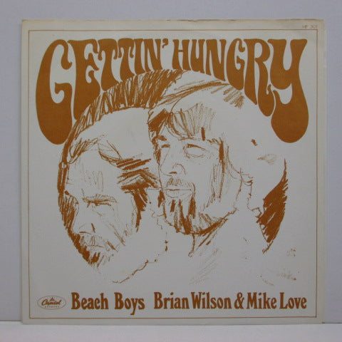 BRIAN WILSON & MIKE LOVE - Gettin' Hungry / Devoted To You (DUTCH Orig.7"+PS)