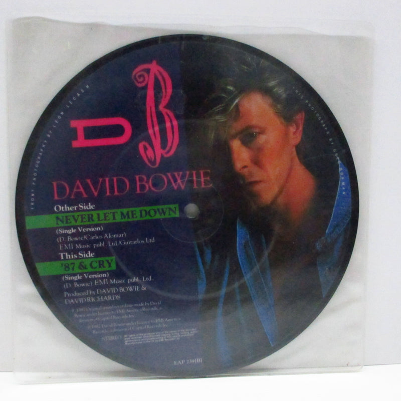 DAVID BOWIE - Never Let Me Down (UK Ltd.Picture 7")