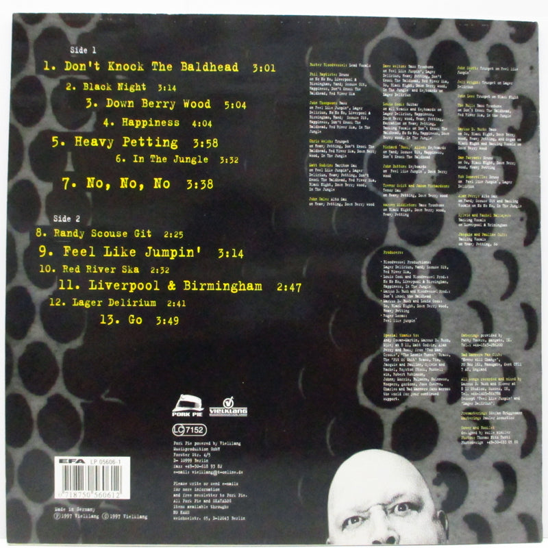 BAD MANNERS (バッド・マナーズ)  - Don't Knock The Baldhead! (German オリジナル LP)