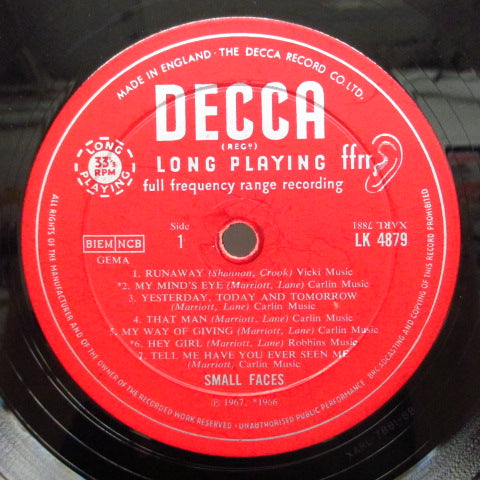 SMALL FACES (スモール・フェイセス)  - From The Beginning (UK:Orig.MONO)