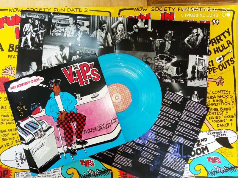 V.I.P.'S, THE - Need Somebody To Love (UK Ltd.Blue Vinyl LP+Poster/ New)