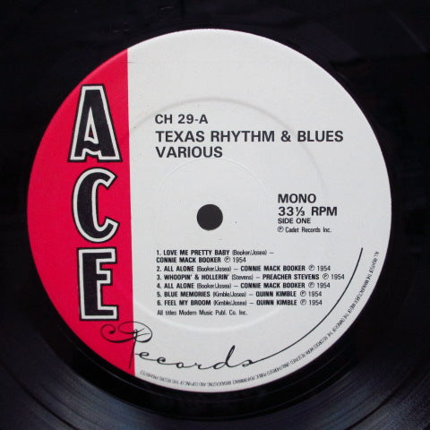 V.A. - Texas Rhythm & Blues (UK Orig.LP/光沢CVR)