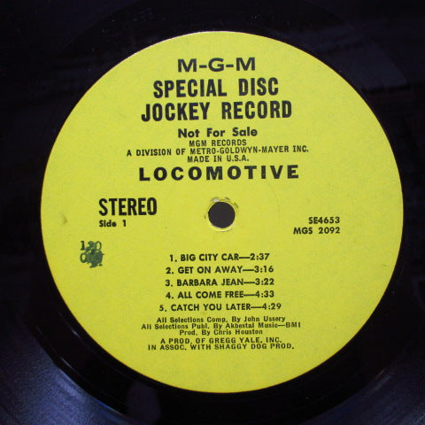 LOCOMOTIVE - Locomotive (US Promo LP)