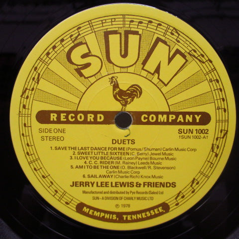 JERRY LEE LEWIS - Duets (UK Orig.Mono LP)