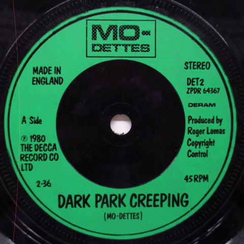 MO-DETTES - Dark Park Creeping (UK Orig.7"/Red PS)