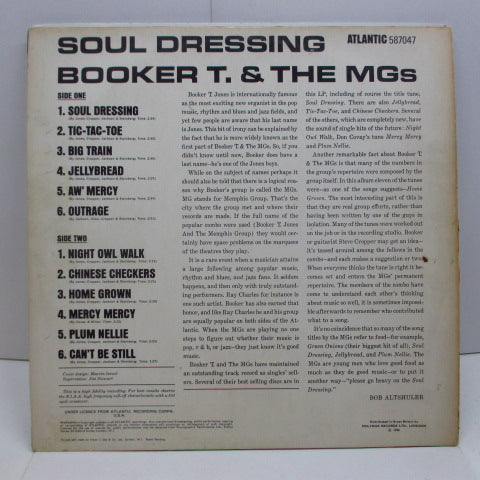 BOOKER T. & THE MG’S (ブッカーT＆ザ・MG'S)  - Soul Dressing (UK 60's Reissue Mono/CS)