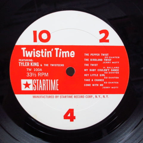 TYLER KING & THE TWISTEENS - Twistin' Time / Pepper Lounge (US Orig.Mono LP)
