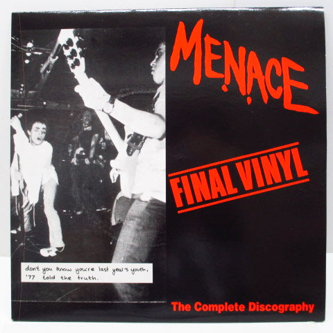 MENACE - Final Vinyl - The Complete Discography (Italy Ltd.Red LP)