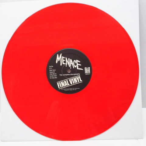 MENACE - Final Vinyl - The Complete Discography (Italy Ltd.Red LP)