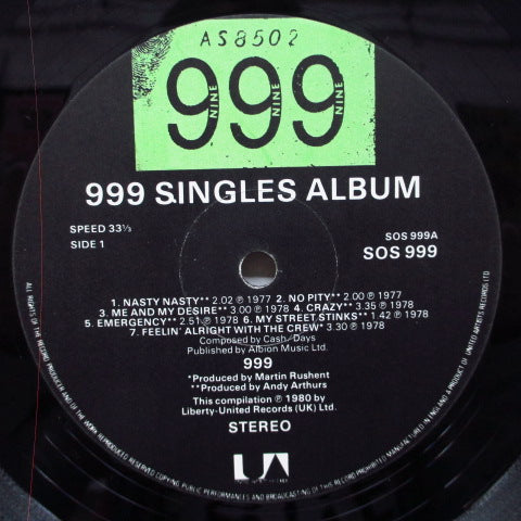 999 - Singles Album (UK Orig.LP)