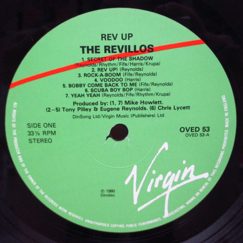 REVILLOS, THE (ザ ・レヴィロス) ,  - Rev Up (UK Reissue LP/OVED 53)