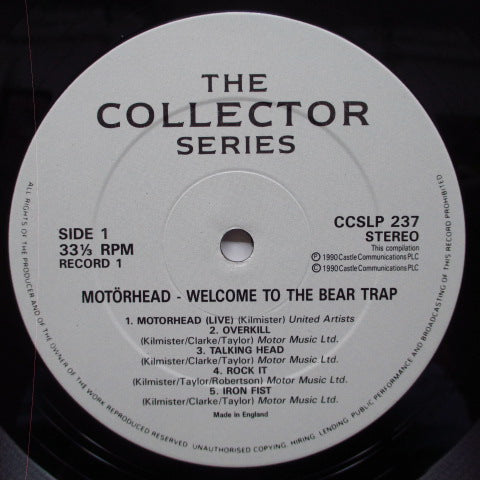 MOTORHEAD (モーターヘッド) - Welcome To The Bear Trap (UK Orig.2xLP)