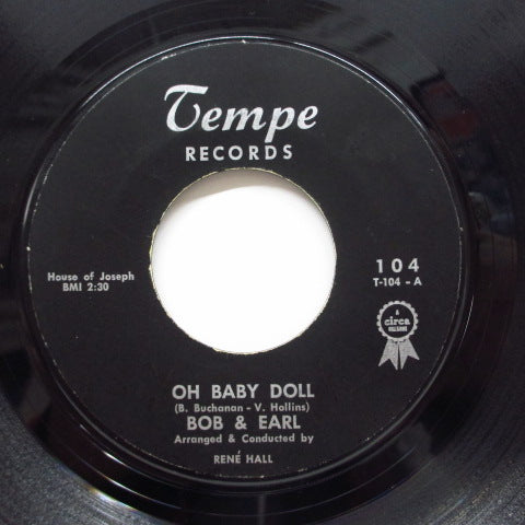 BOB & EARL - Oh Baby Doll / Deep Down Inside