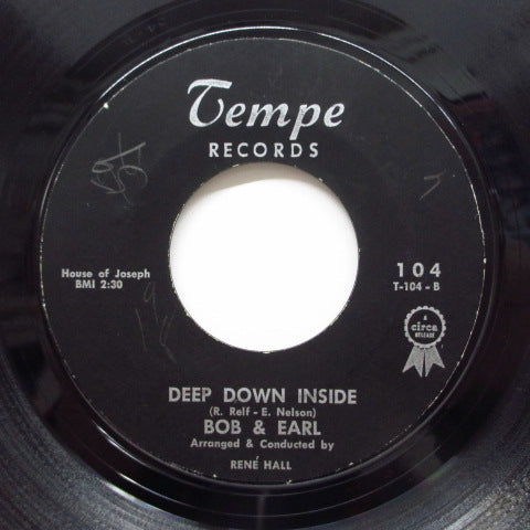 BOB&EARL - Oh Baby Doll / Deep Down Inside