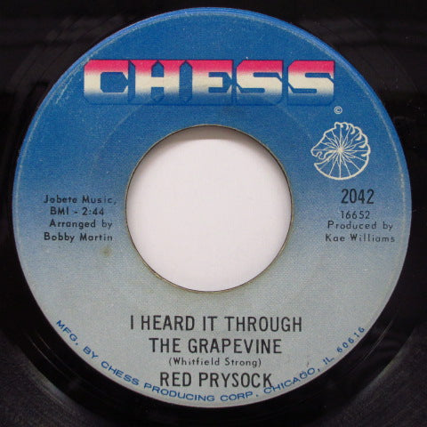 RED PRYSOCK - I Heard It Through The Grapevine